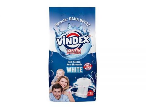 Vindex Matik Toz Deterjan Beyazlar 9 kg