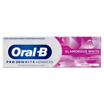 Oral B Pro 3D White Advanced Luxe Glamorous White Diş Macunu 75 ml