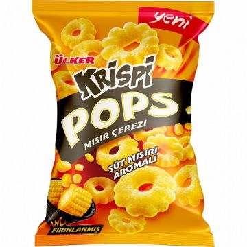 Ülker Krispi Pops Mısır Çerezi Süt Aromalı 40 Gr