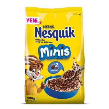 Nesquık Minis Kahvaltılık Mısır Gevreği 400 Gr