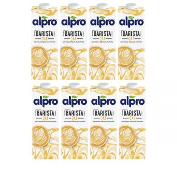 Alpro Barista Yulaf Sütü 1 Lt x 8 Adet