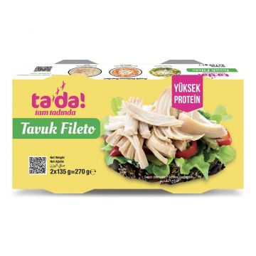 Tada Yüksek Protein Tavuk Fileto 2 x 135 gr