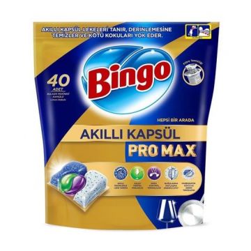 Bingo Akıllı Kapsül Pro Max Bulaşık Makinesi Tableti 40'Lı