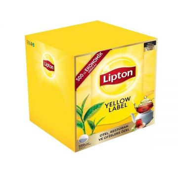  Lipton Yellow Label Demlik Poşet Çay 3.2 gr x 500 Adet