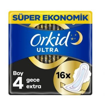 Orkid Ultra Extra Gece Extra 4 16'lı