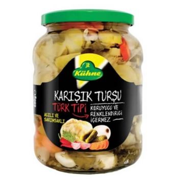 Kühne Karışık Turşu Türk Tipi 680 Gr