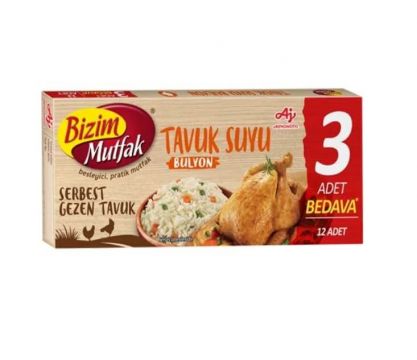 Bizim Tavuk Bulyon 12 Tablet 120 Gr