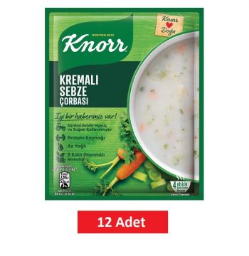 Knorr Kremalı Sebze Çorbası 12 Adet