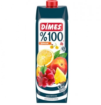 Dimes Premium %100 Karışık Meyveler 1 L