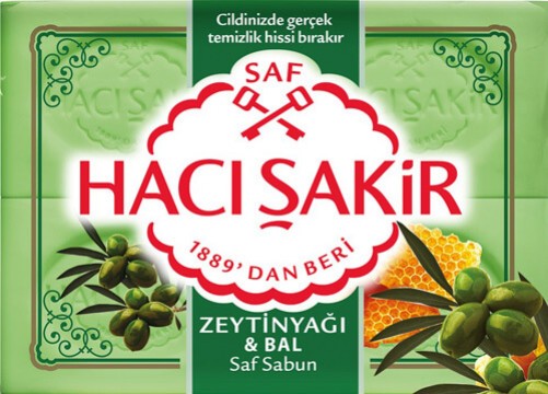 Hacı Şakir Banyo Sabunu Zeytinyağı ve Bal 600 Gr