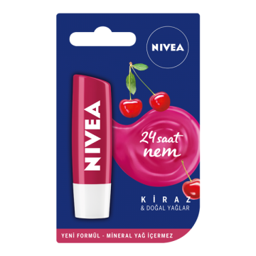 Nivea Lip Care Fruity Shine Kiraz Dudak Bakım Kremi 5.5 ml