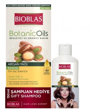 Bioblas Botanic Oils Argan Şampuan 360 ml + 150 ml
