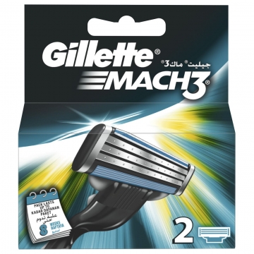 Gillette Mach3 Yedek Tıraş Bıçağı 2'li	