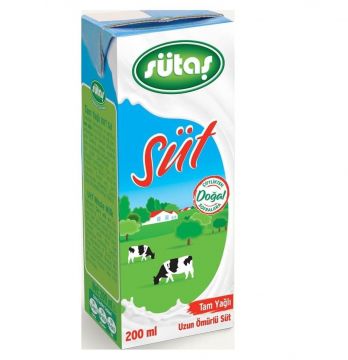 Sütaş Süt Koli 180 ML x 24 Adet